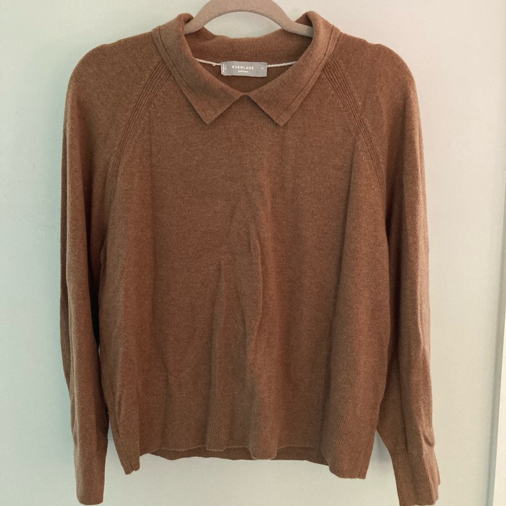 Cashmere Everlane Collared Sweater